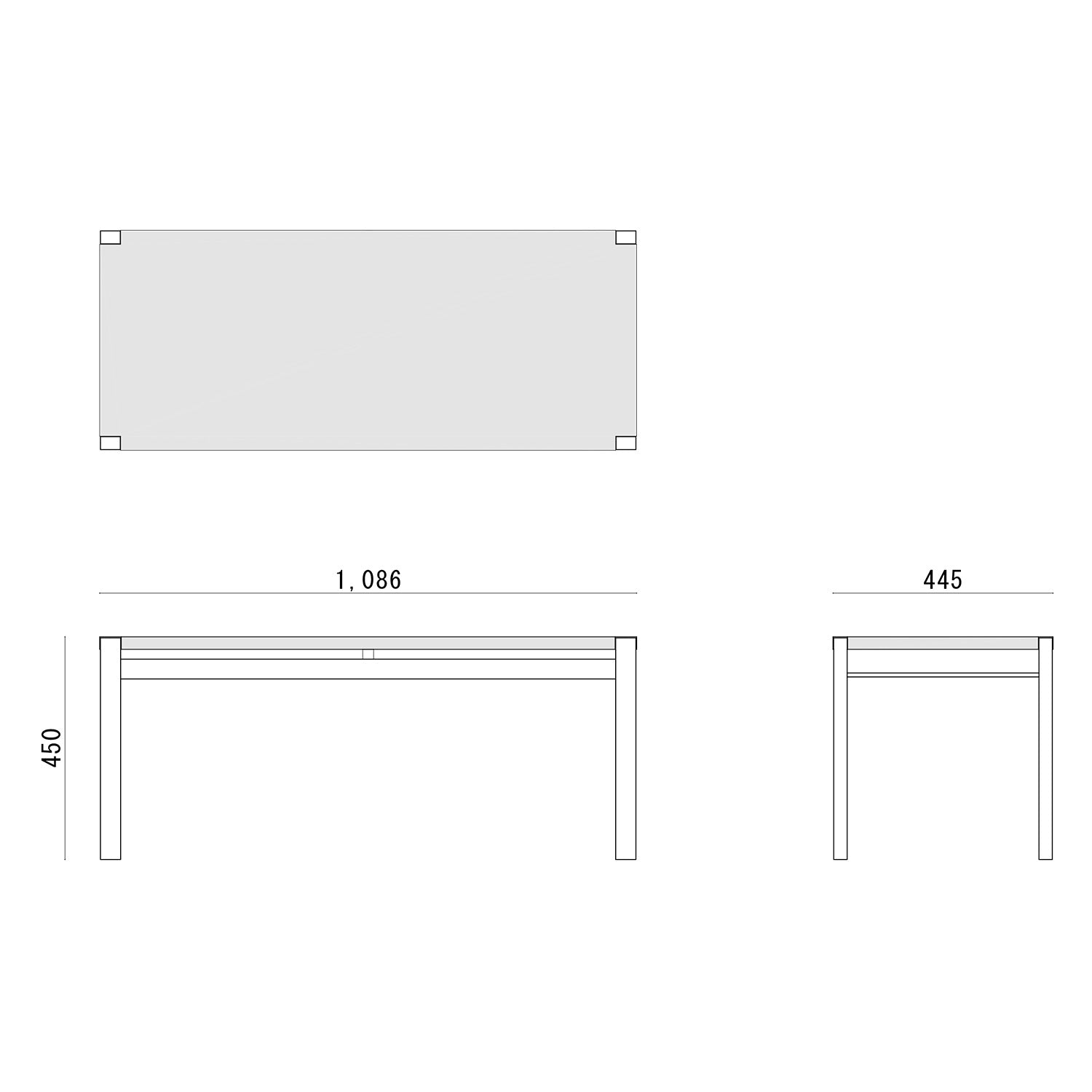 n'frame Center Table Stone