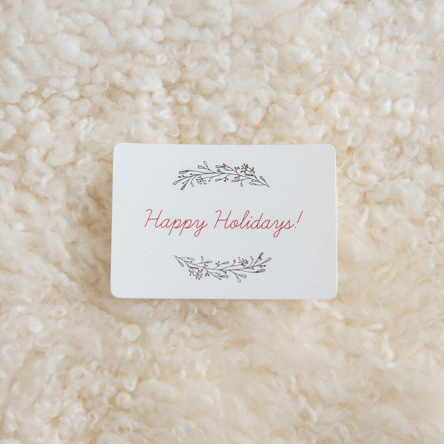 *クリスマス期間限定* Happy Holidays!