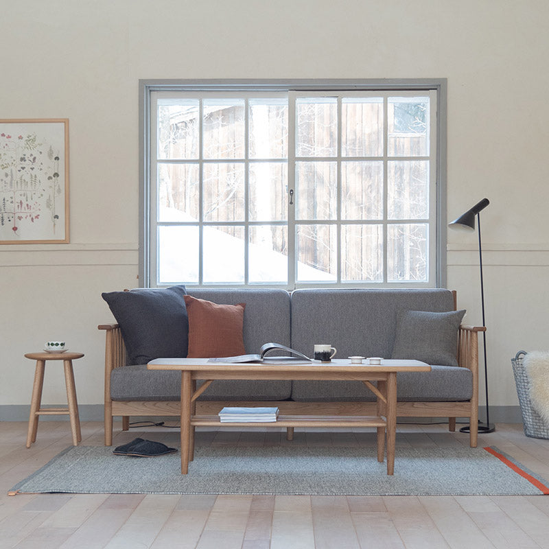 北海道産ミズナラ / オイル仕上げ ソファ:Spole Sofa L