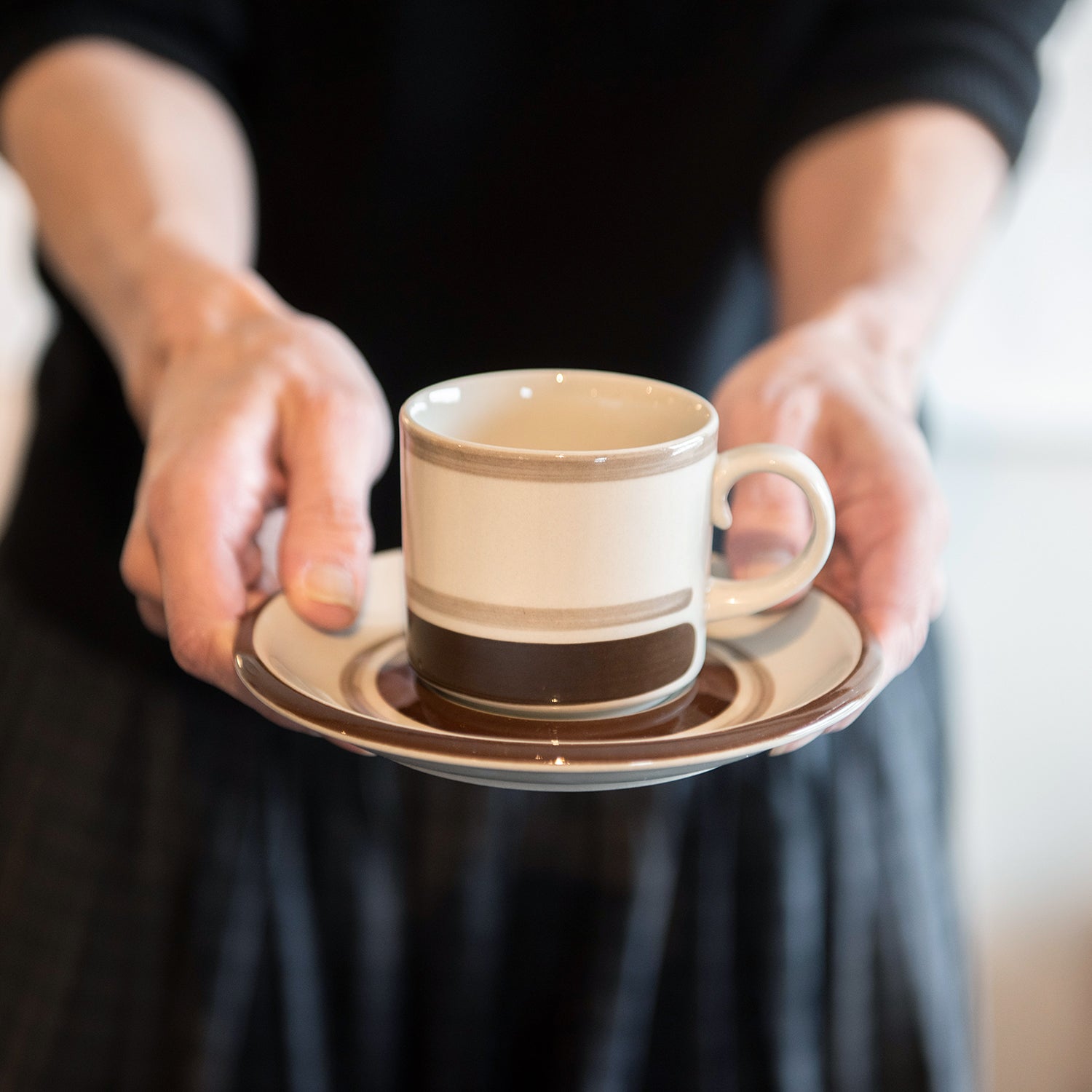 【Vintage】ARABIA 'Piltti'<br>Demi Cup&Saucer