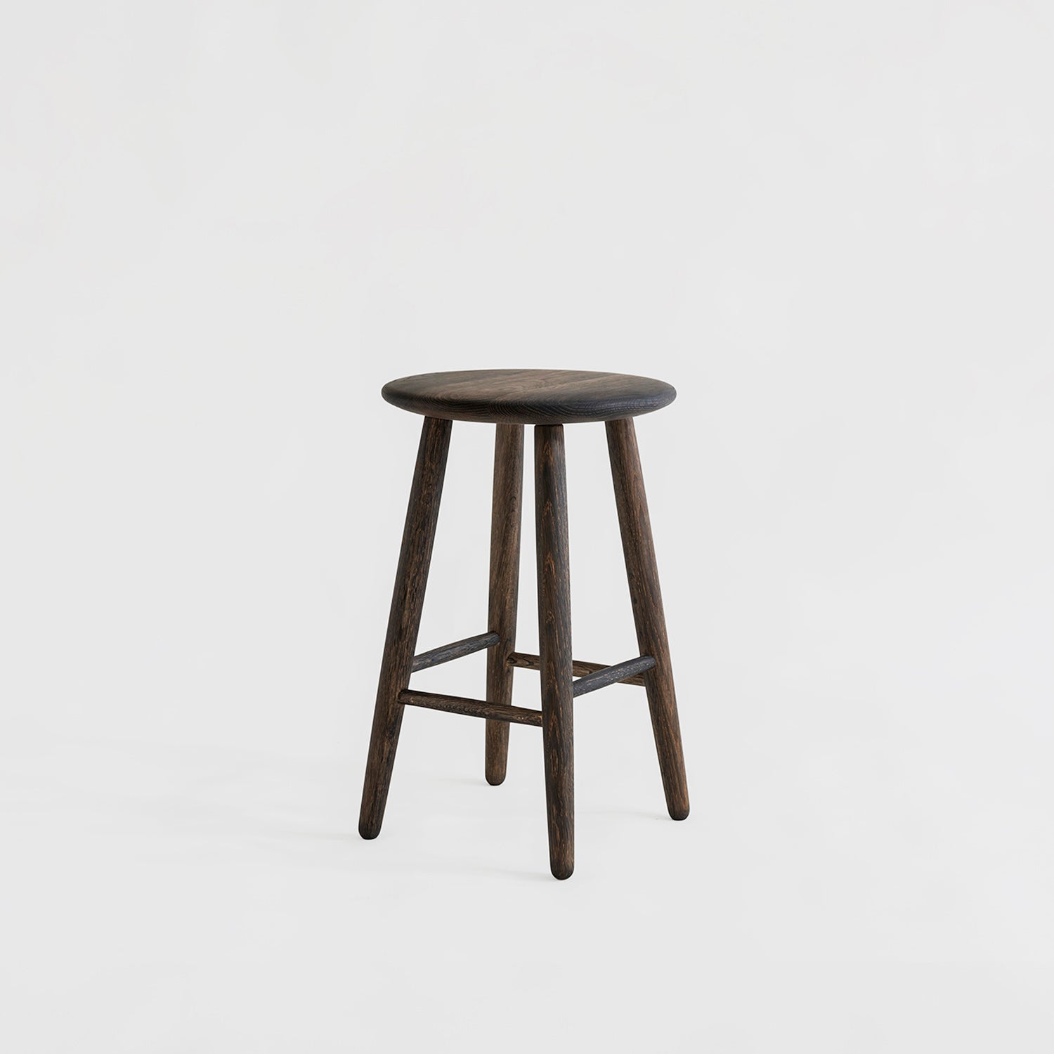 PAS Stool 黒染めナラ