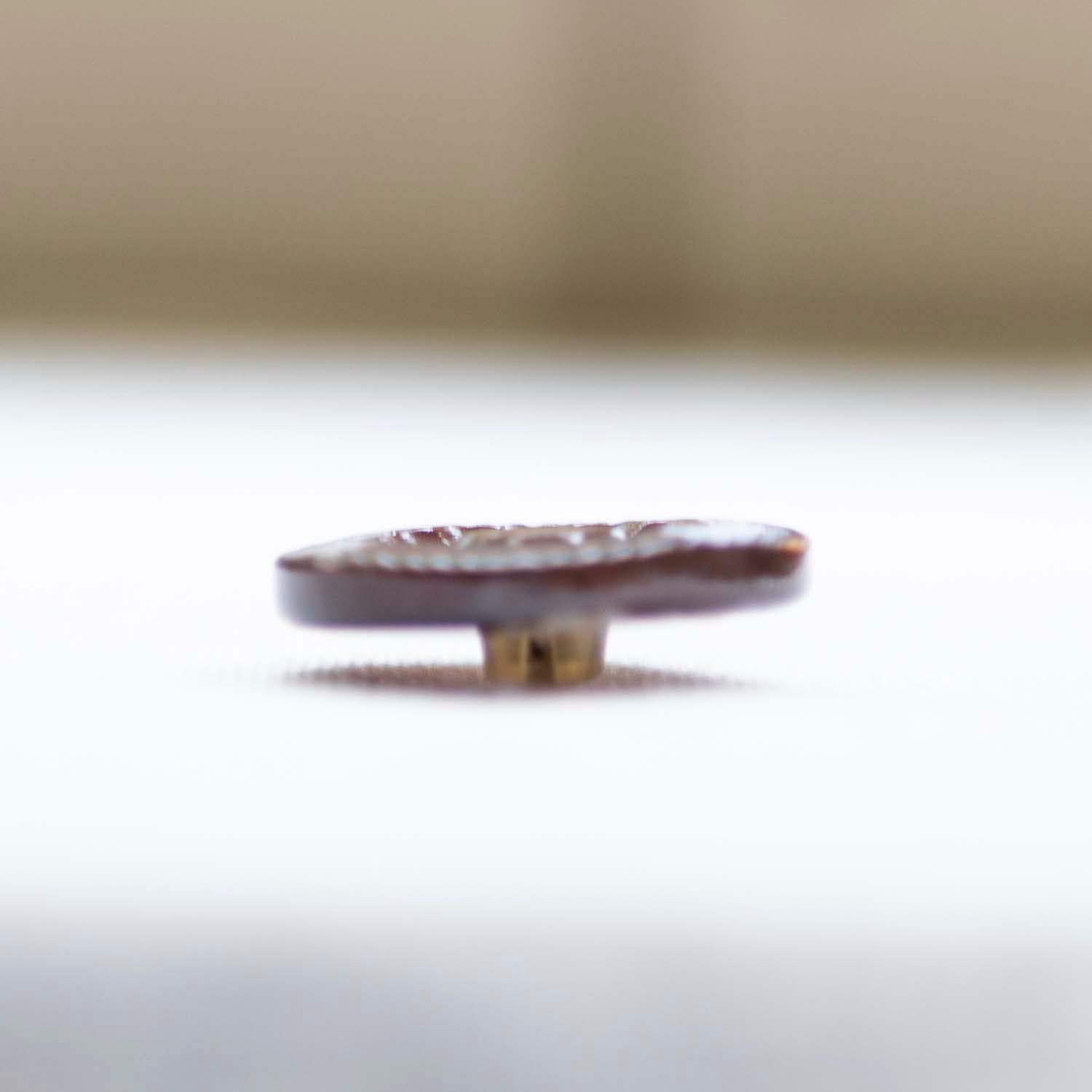 Antique mother of pearl button