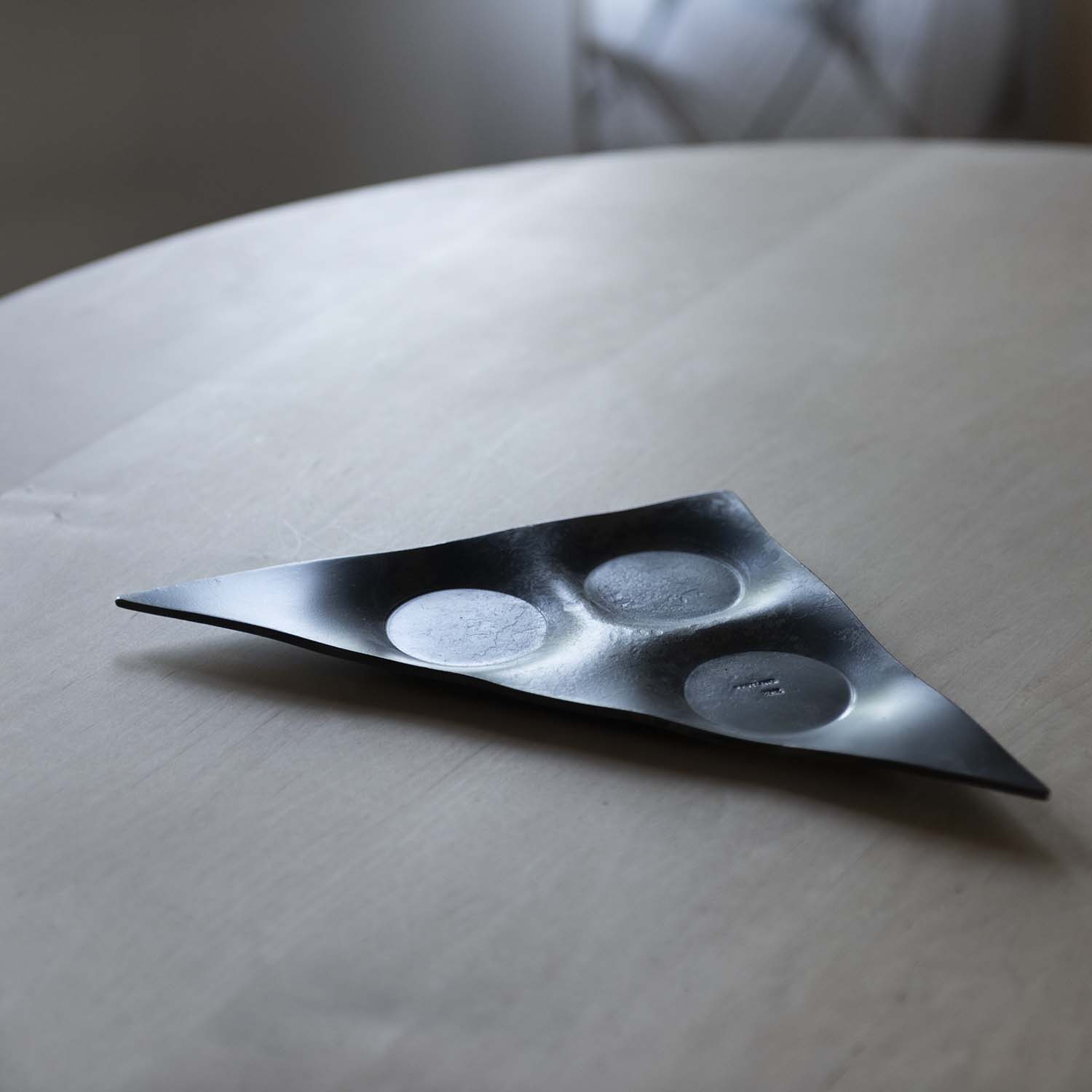 Iron Candle Plate Triangle