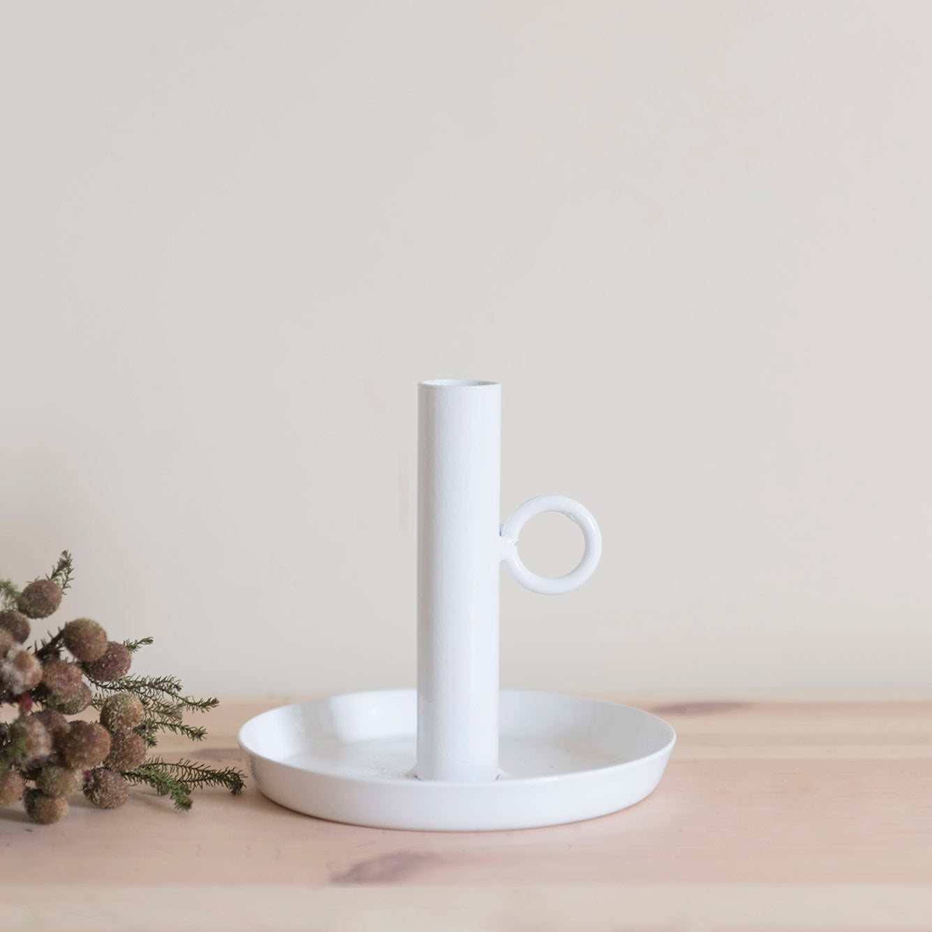 Iron Candle Holder
