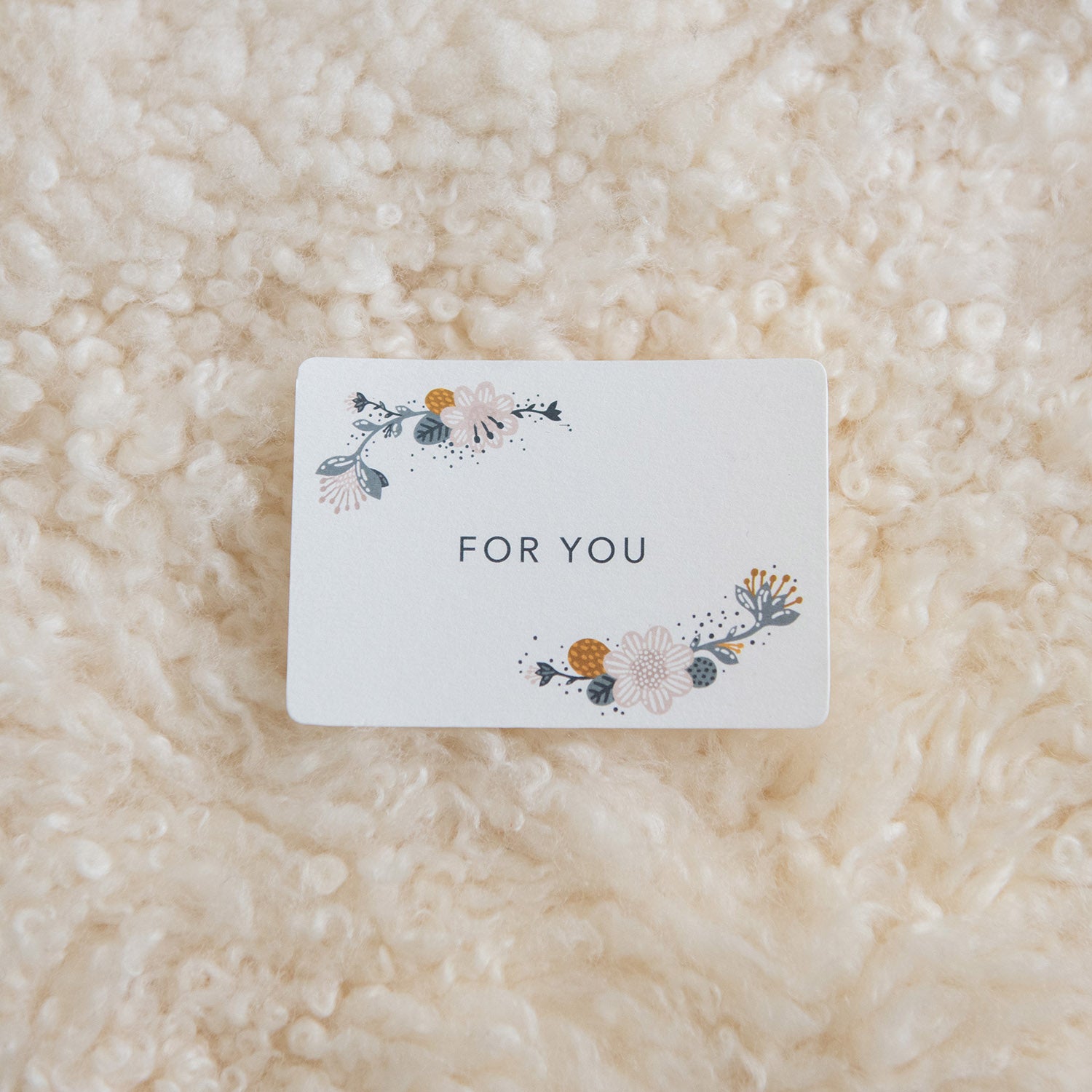 FOR YOU (あなたのために)