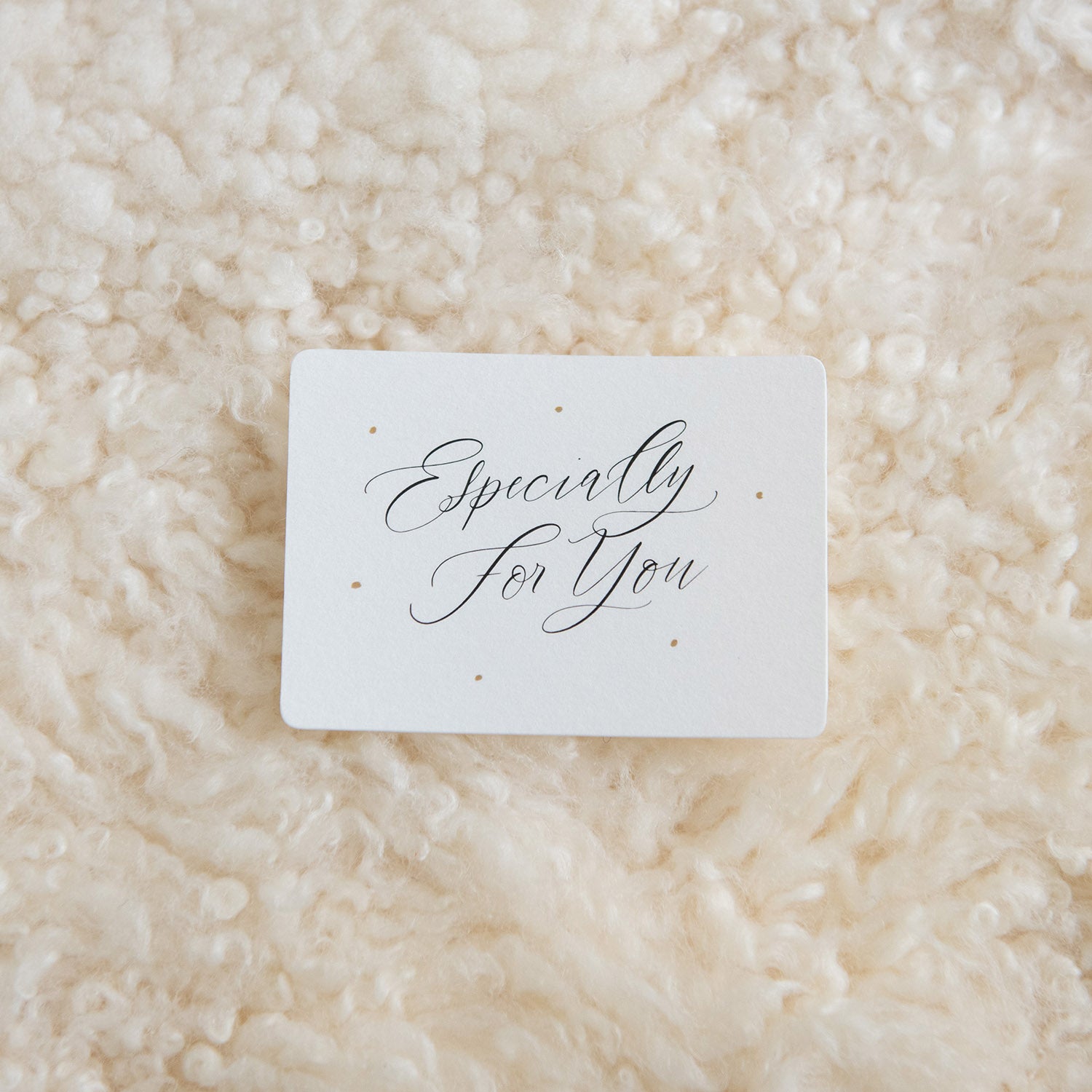 Especially for you (あなたのために)