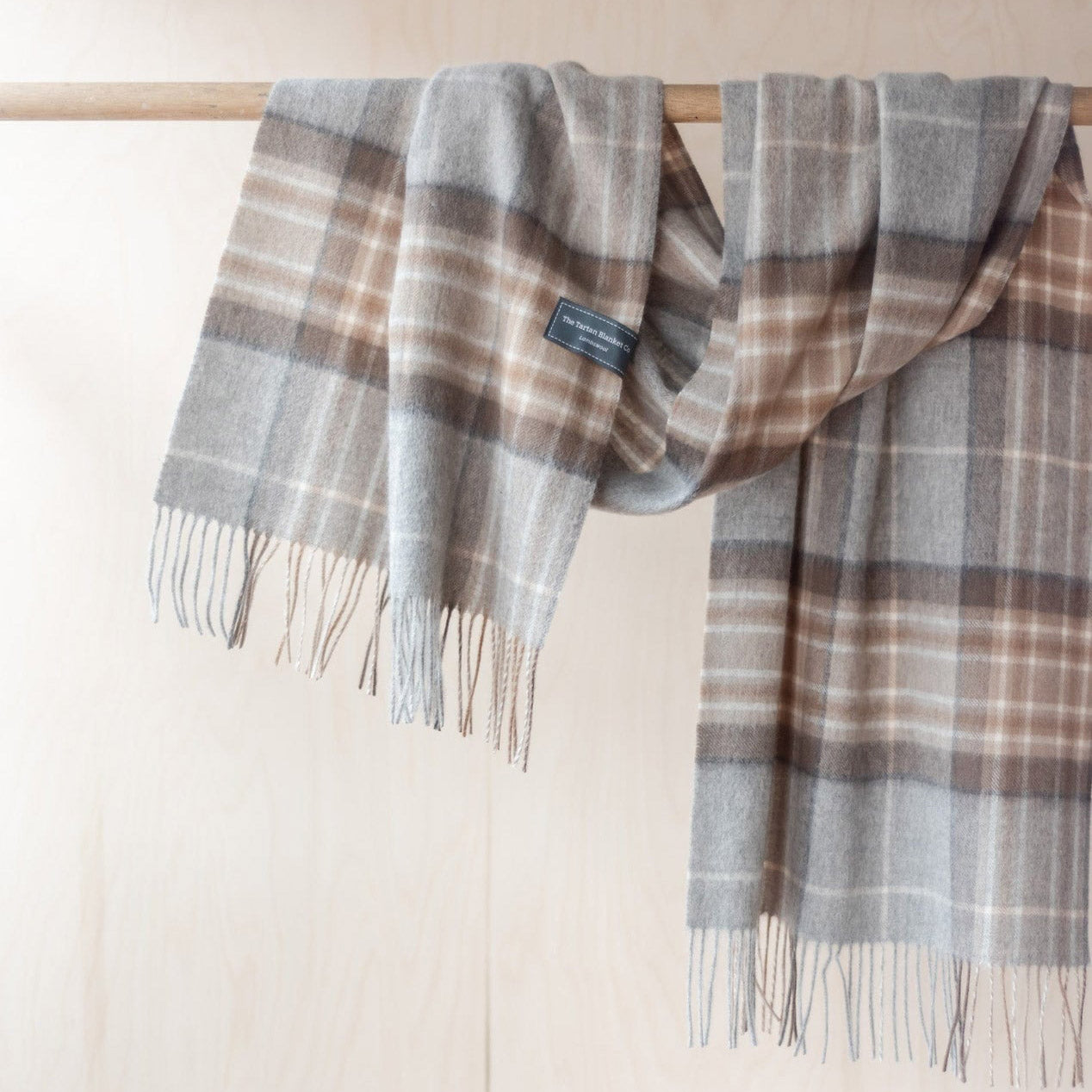 ラムズウール オーバーサイズマフラー<br> Mackellar Tartan