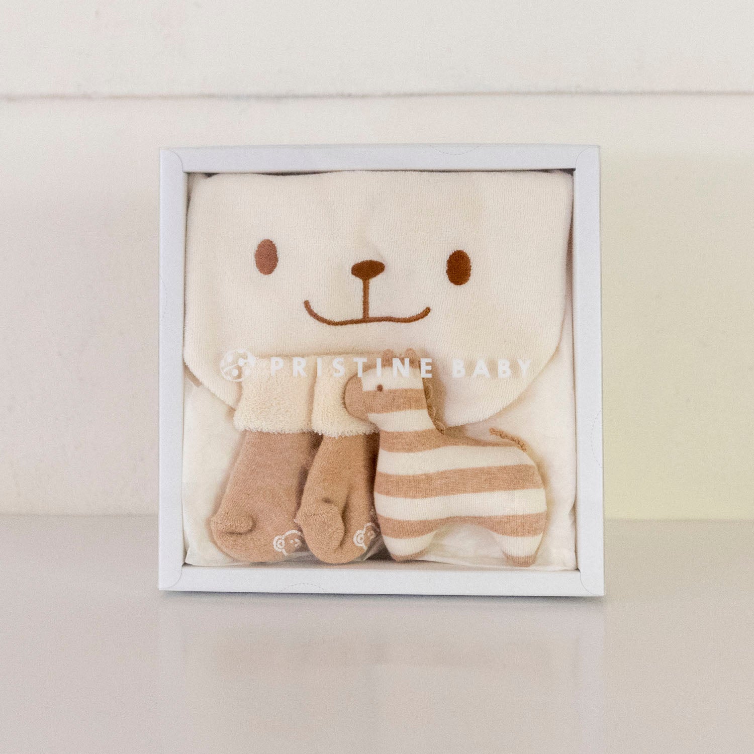 オーガニックコットン<br>くまのスタイのギフトボックス