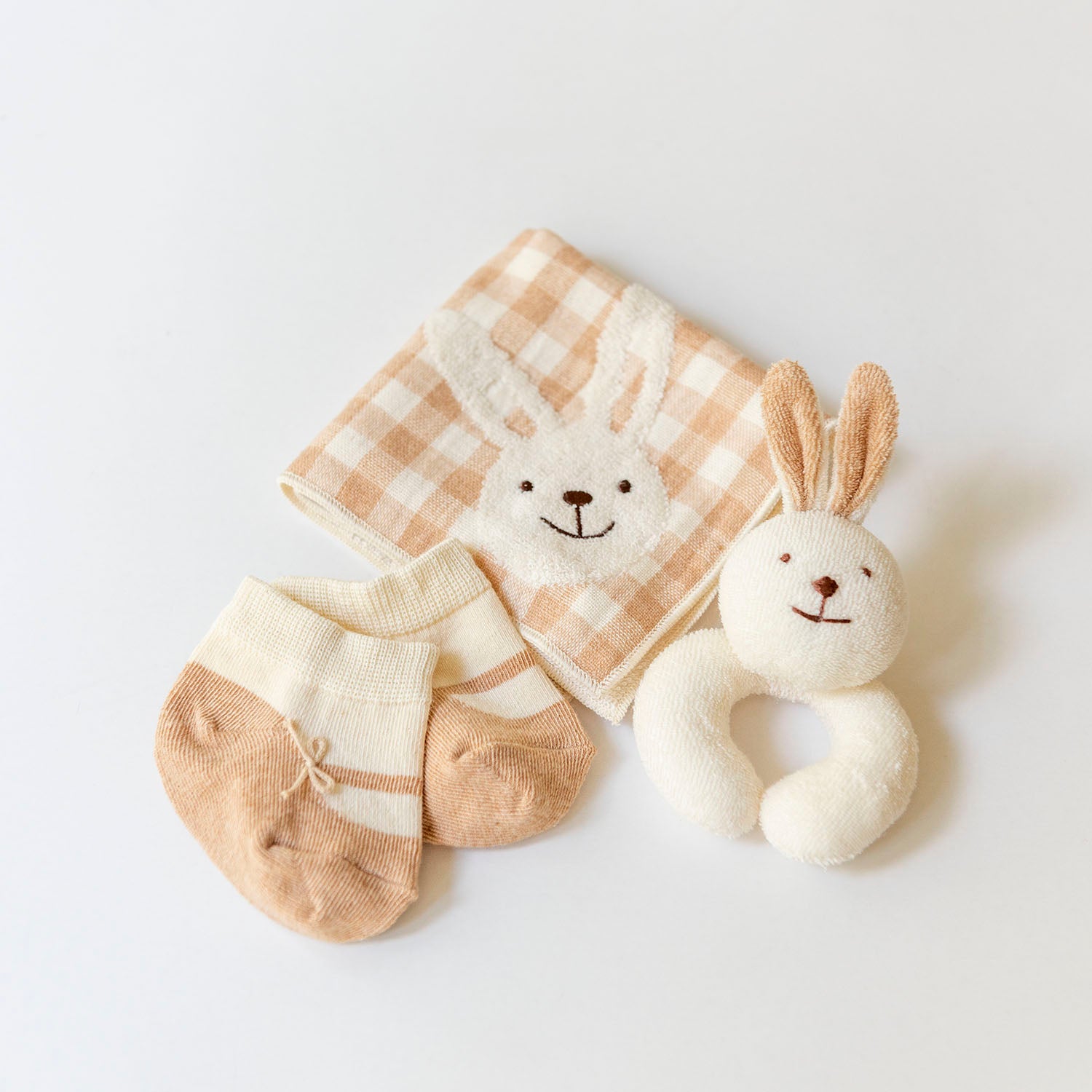 オーガニックコットン<br>うさぎさんのギフトボックス