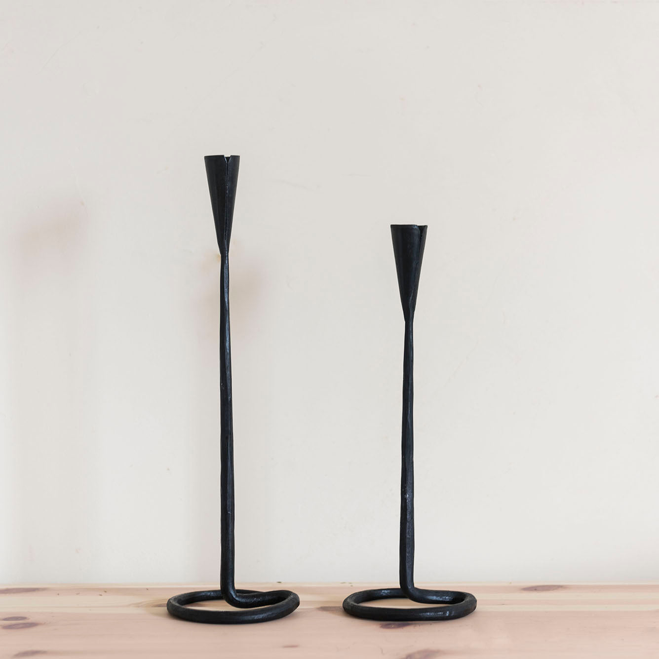 Iron candle stand