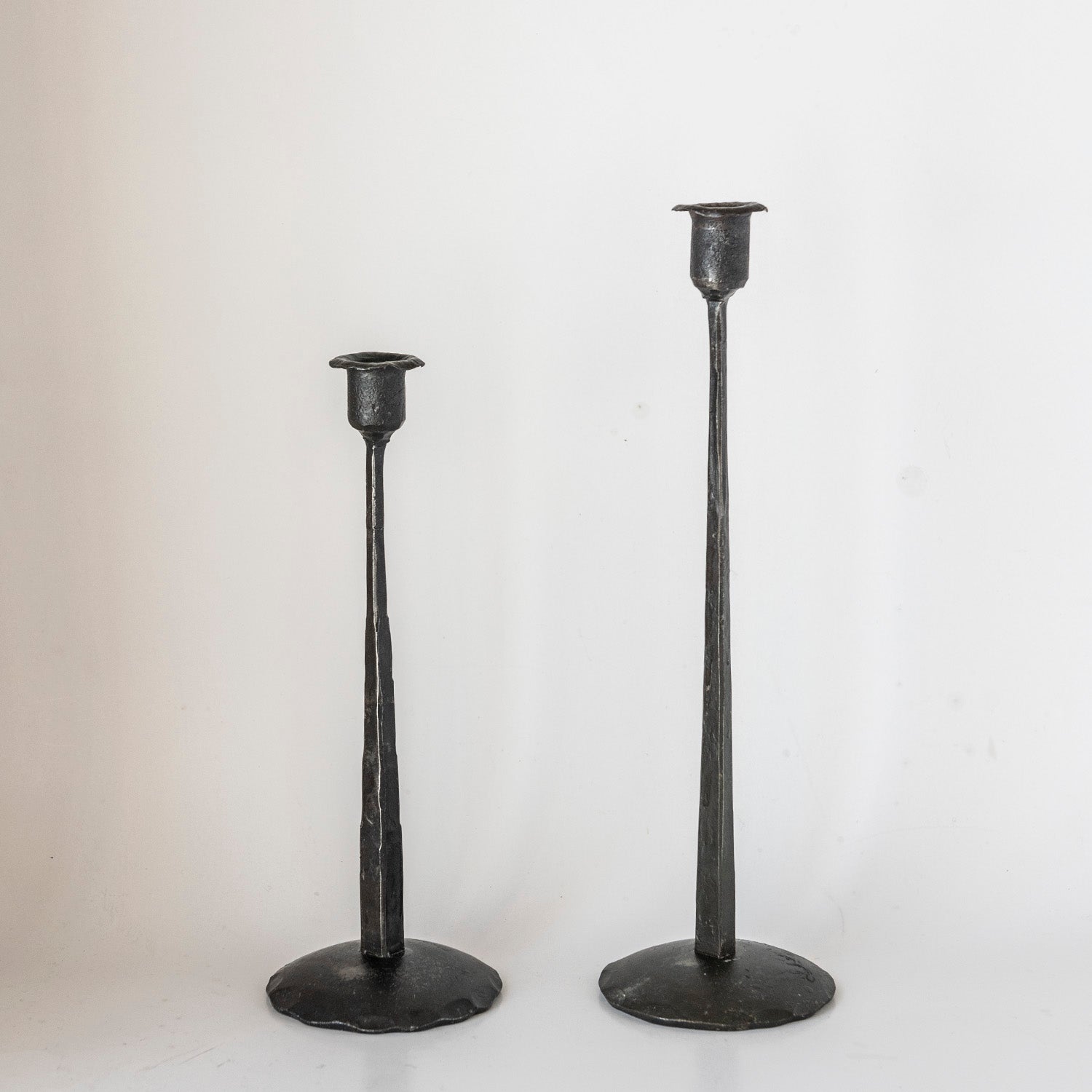 Iron candle holder