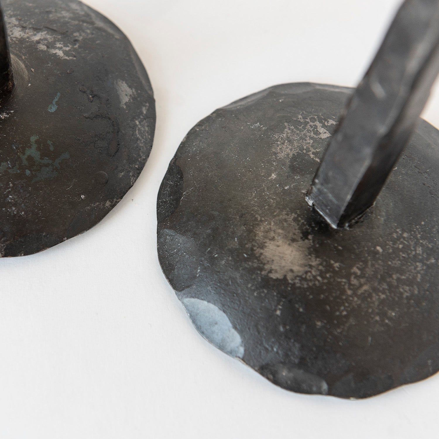 Iron candle holder