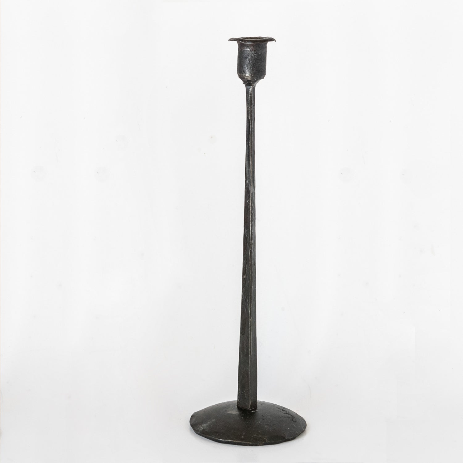 Iron candle holder