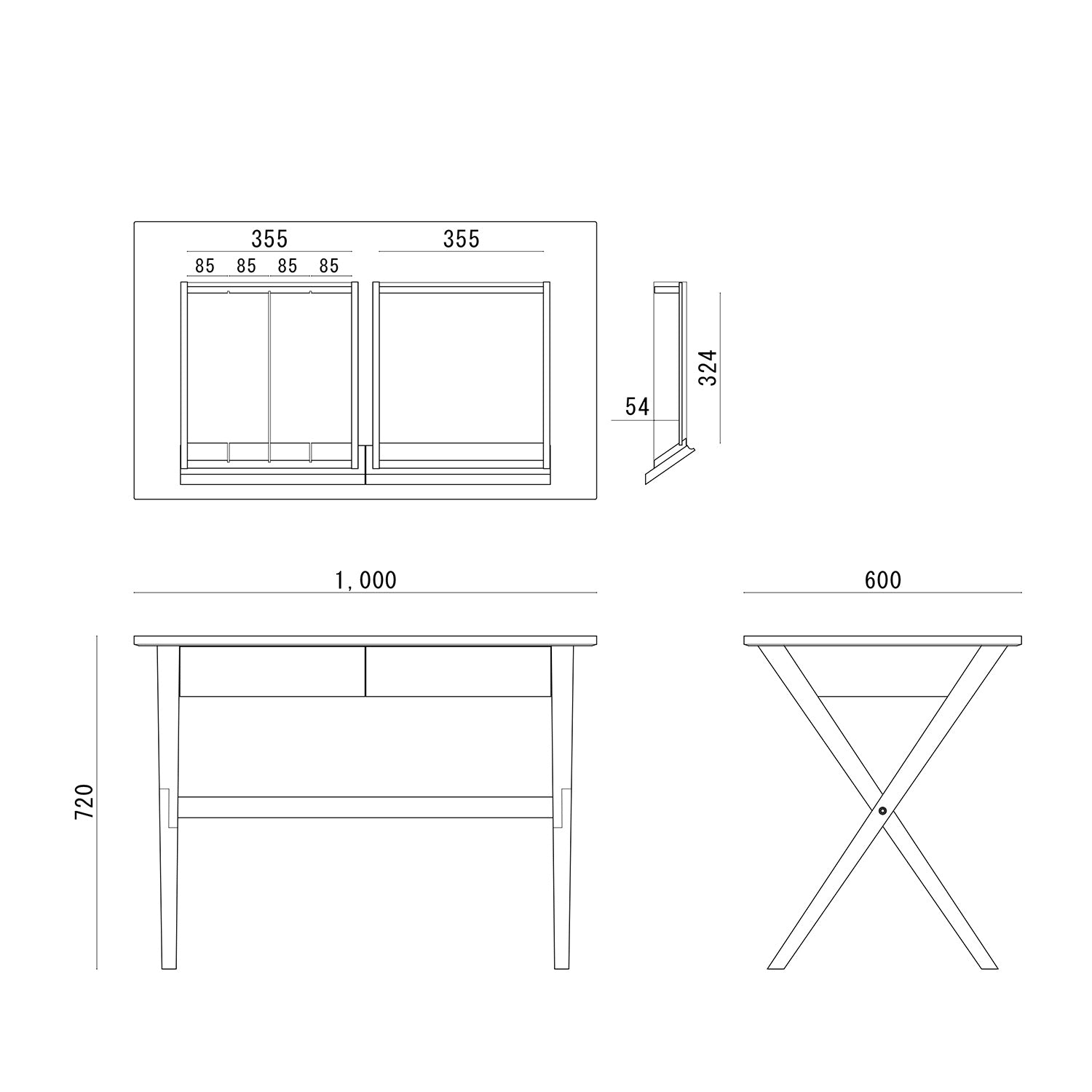 【10%OFF】<br>Desk VIKTOR<br>イタヤカエデ