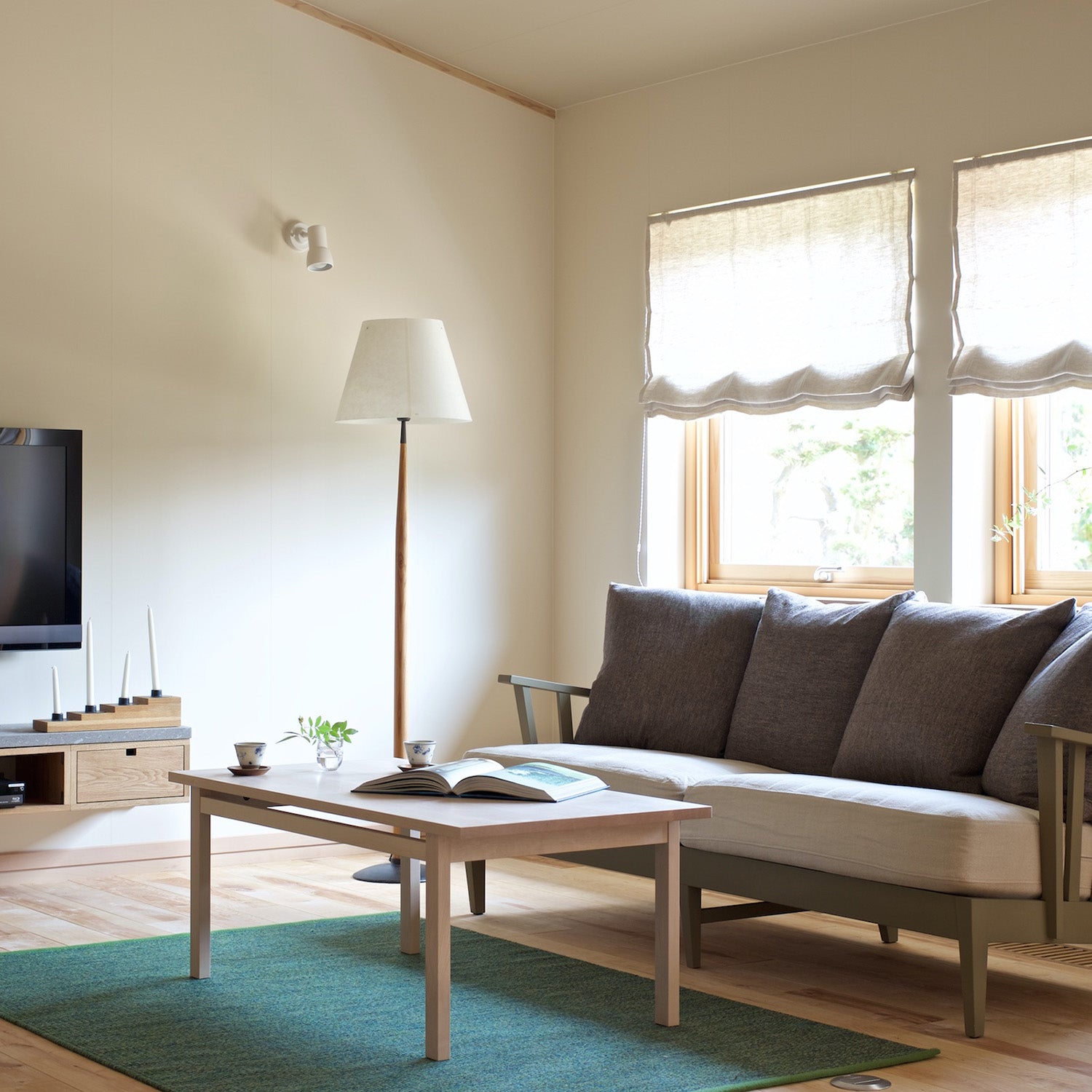 【10%OFF】<br>n'frame Center Table Wood <br>イタヤカエデ