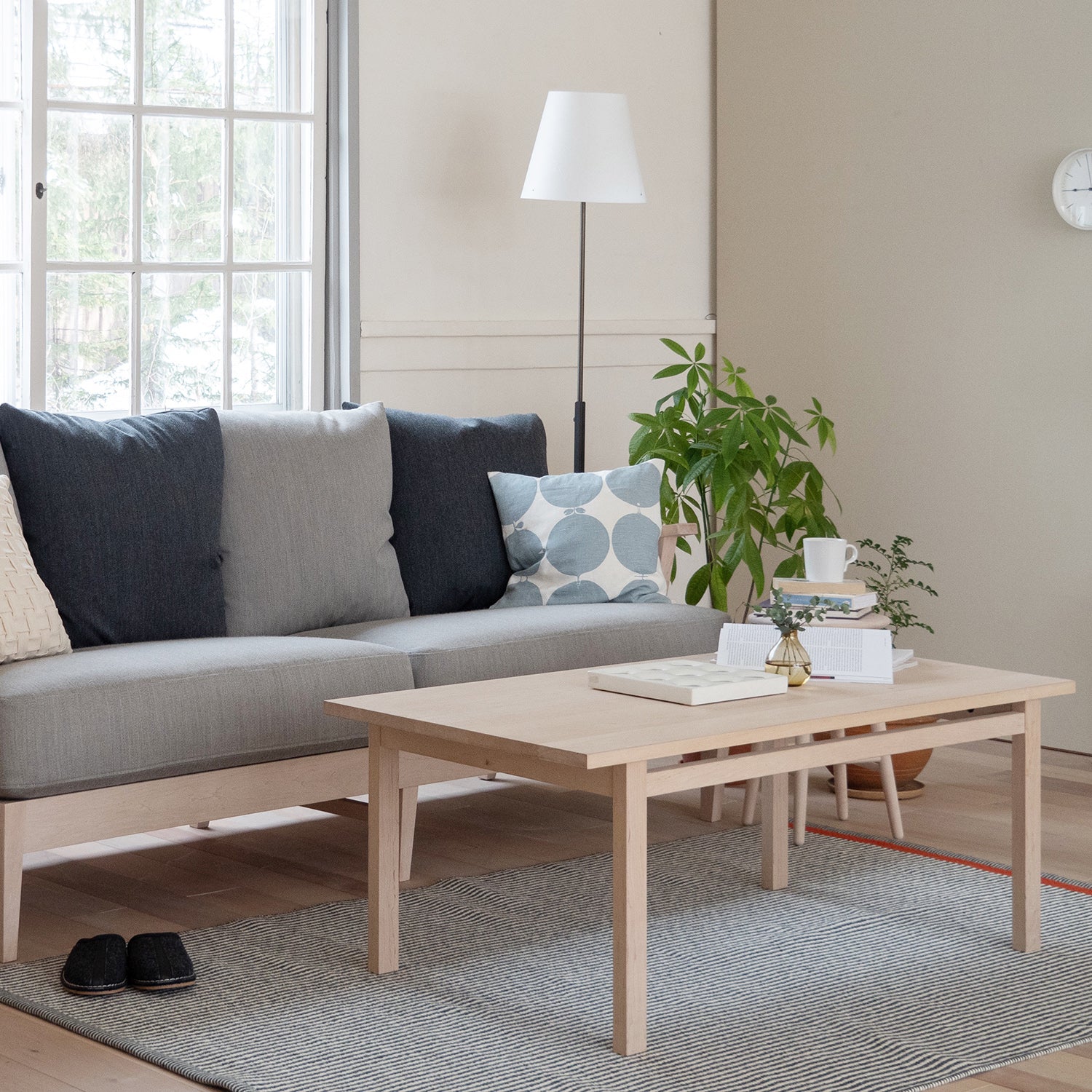 【10%OFF】<br>n'frame Center Table Wood <br>イタヤカエデ