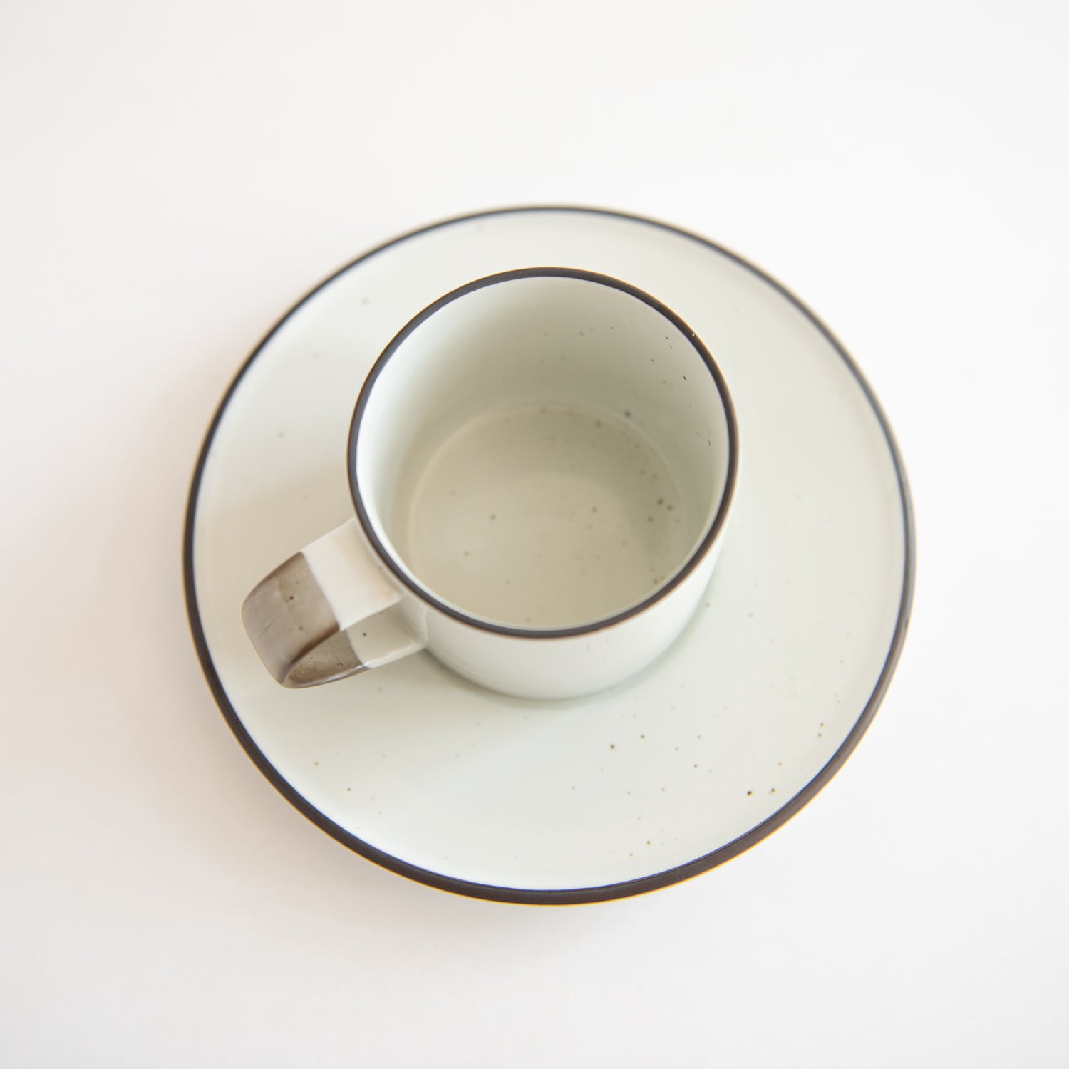 OVANAKER Coffe Cup with Saucer Small Brown