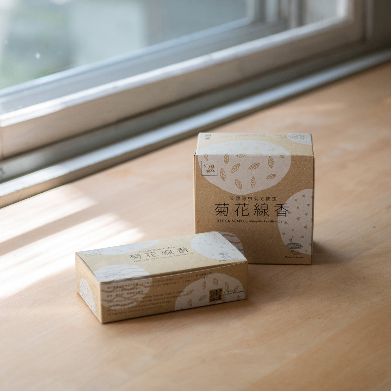 天然除虫菊で防虫<br>菊花線香