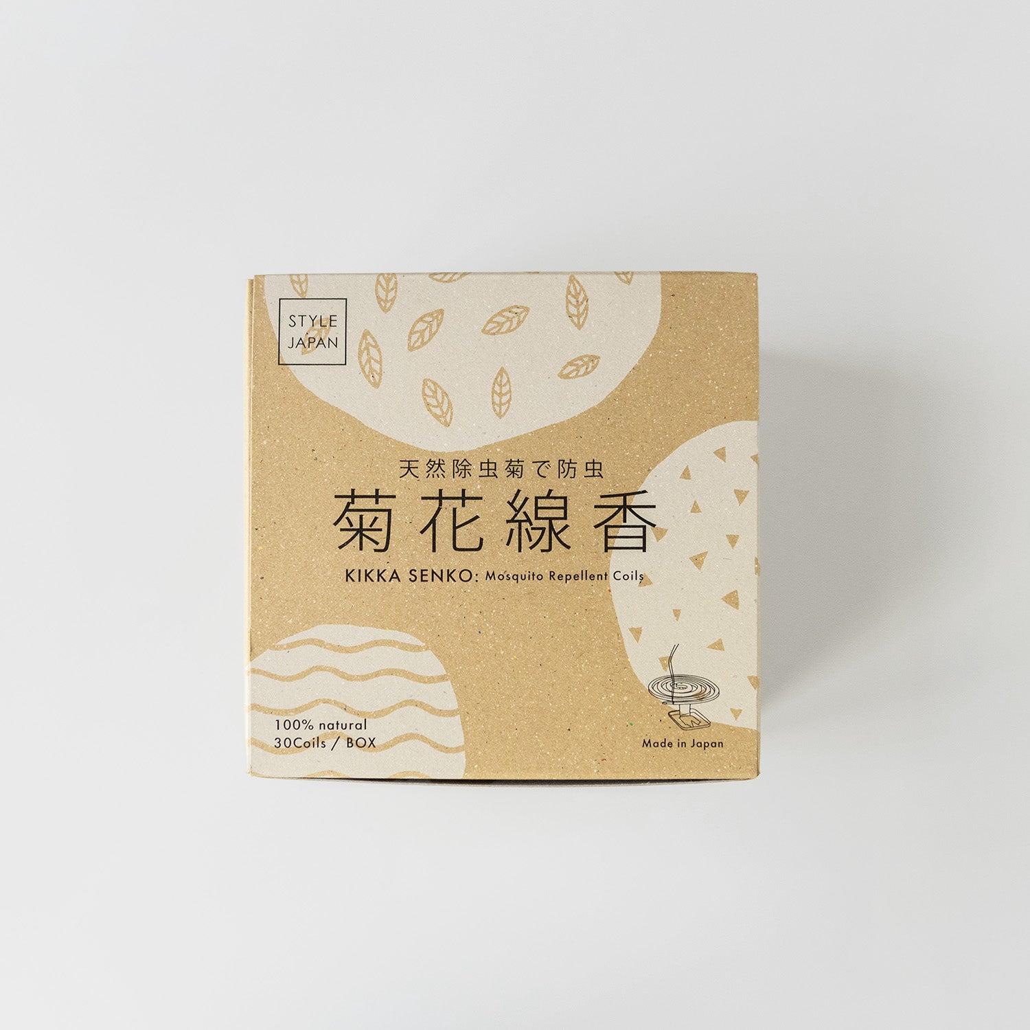 天然除虫菊で防虫<br>菊花線香