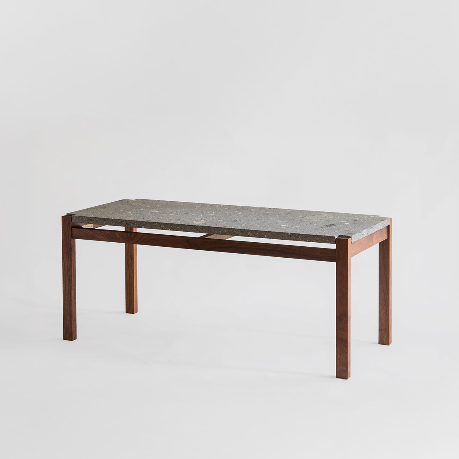 【10%OFF】<br>n'frame Center Table Stone <br>ウォルナット