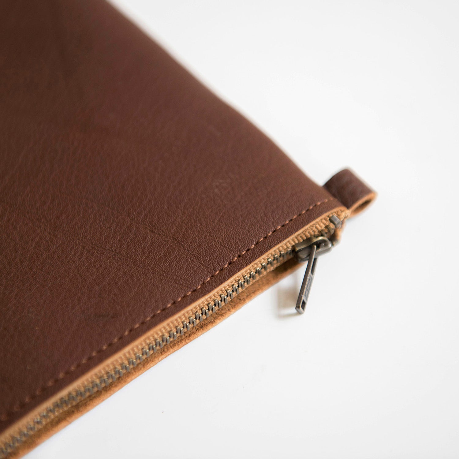 Leather document pouch hot sale