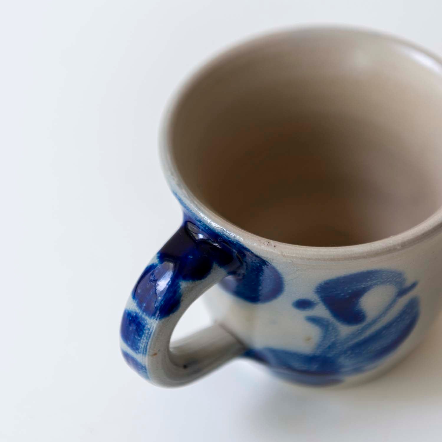 【Vintage】Salt Grazed Pottery Mug