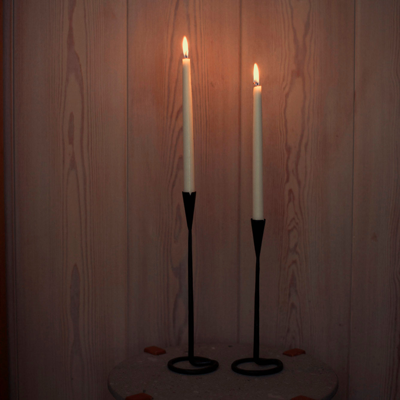 Iron candle stand