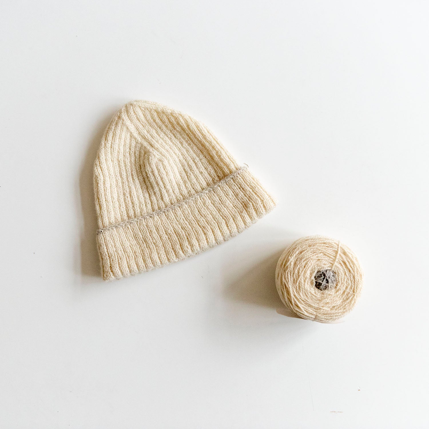 ニット帽子の手編みキット
