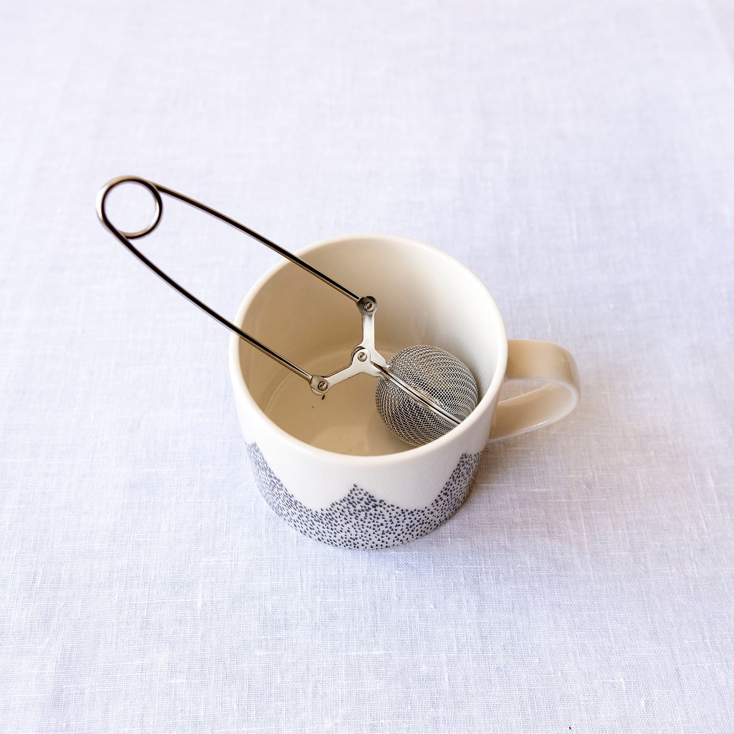 トング式茶こし 45 紅茶 ティーインフューザー 青芳 CASUAL PRODUCT 未使用 - 茶道具・湯呑・急須